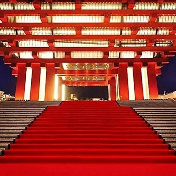 Wefab Plain Carpet Runner for Home  Wedding, Ceremony, Exhibition, Stage Party, Decoration, Bollywood Awards Function & Living Carpet