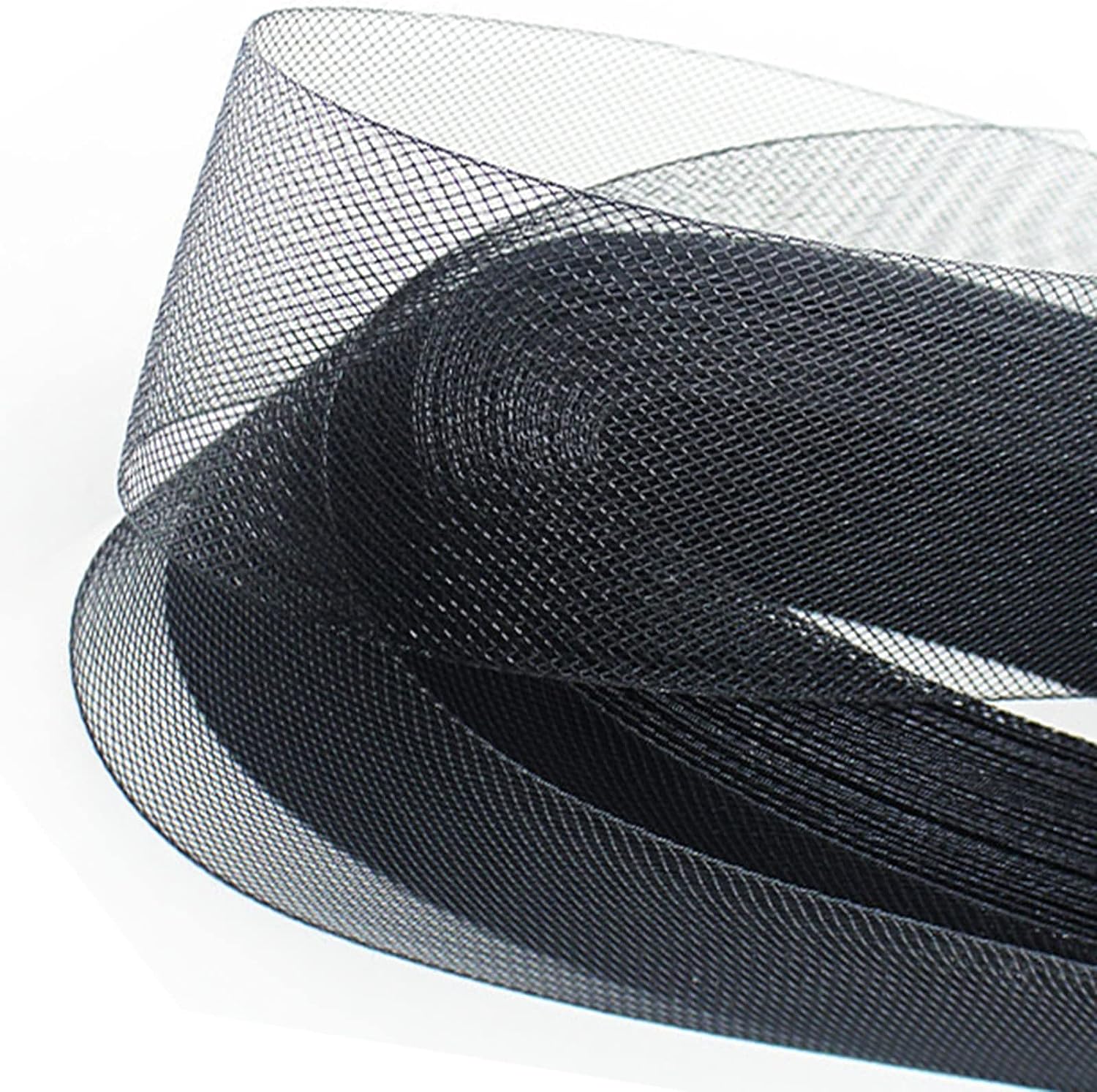 Wefab Black horsehair Braid/Boning Crinoline Cancan Net Strip/Trim Boutique Fabric