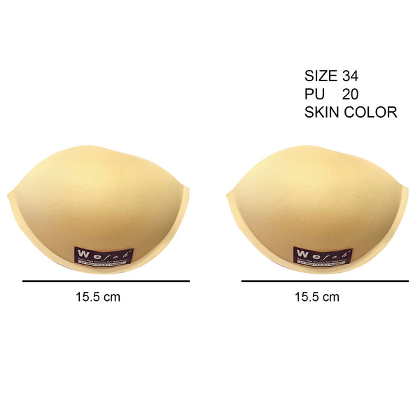 Wefab Sew in Bra Cups Foam Filled Perfect for Dressmaking & Bridal Alterations - Wefab Textile Products