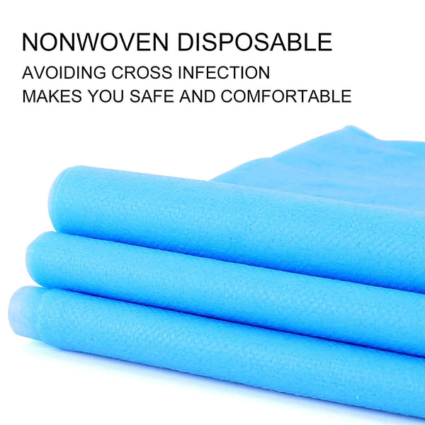 Wefab Disposable Non-Woven Waterproof and Oil proof Bed Sheets Table Cloth 60 inch x 39 inch 50 GSM Fabric used in Clinics, Healthcare Units, Hospitals , beauty salon, foot care store, massage, sauna, hotels, inn, bath and other occasions. - Wefab Textile Products