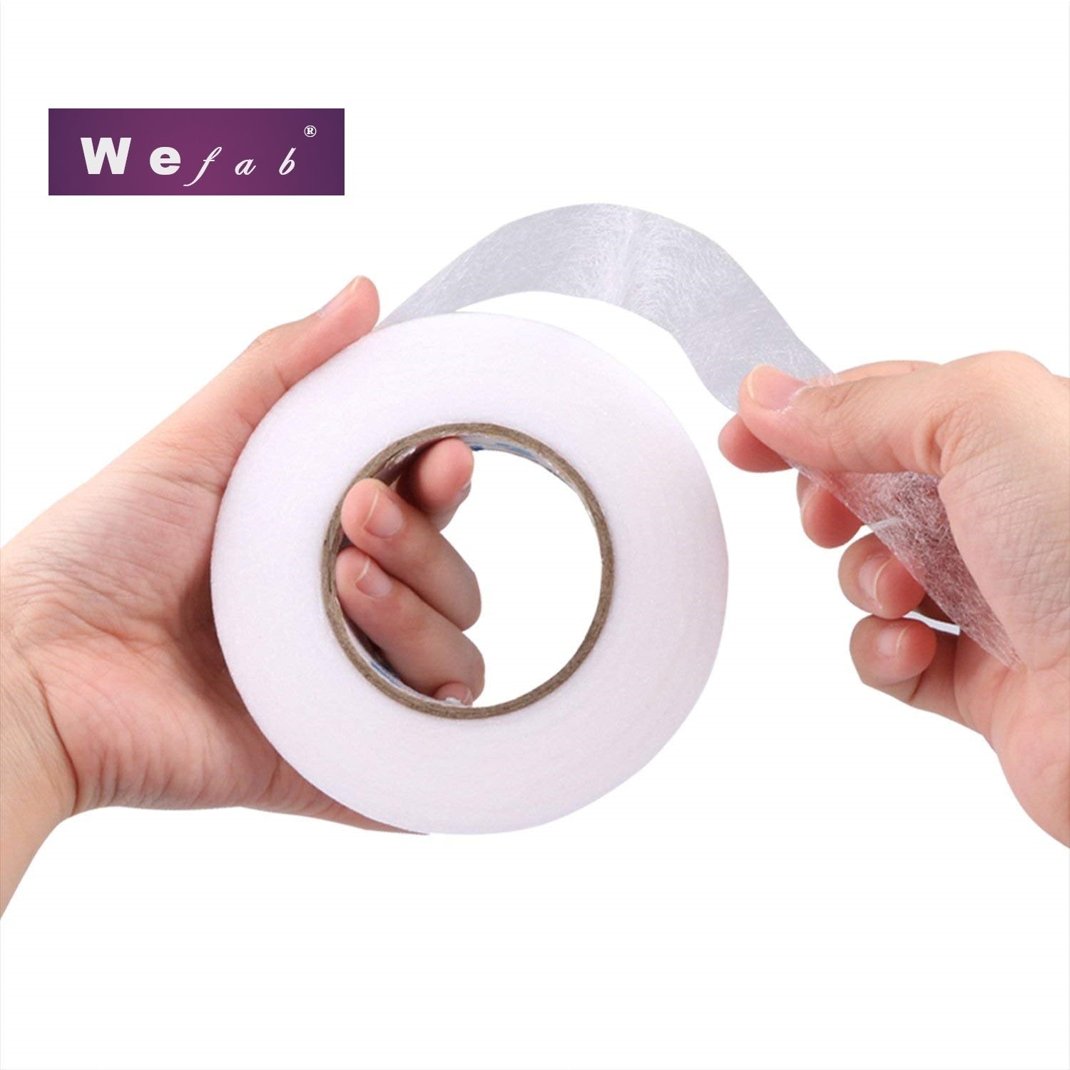 Tranqun 8 Rolls Iron on Hemming Tape 0.4, 0.8, 1.2, 1.6 Inch No Sew Hem  Tape Fabric Fusible Hemming Strip for Pants Jeans Curtains Dress Sewing  Fabric