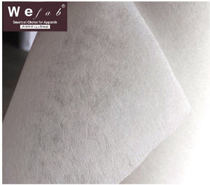Wefab Iron On Interfacing Fusible Soft Finish 100cm Wide 50 GSM Non Woven Fabric for Crafts and Sewing Purpose - Wefab Textile Products