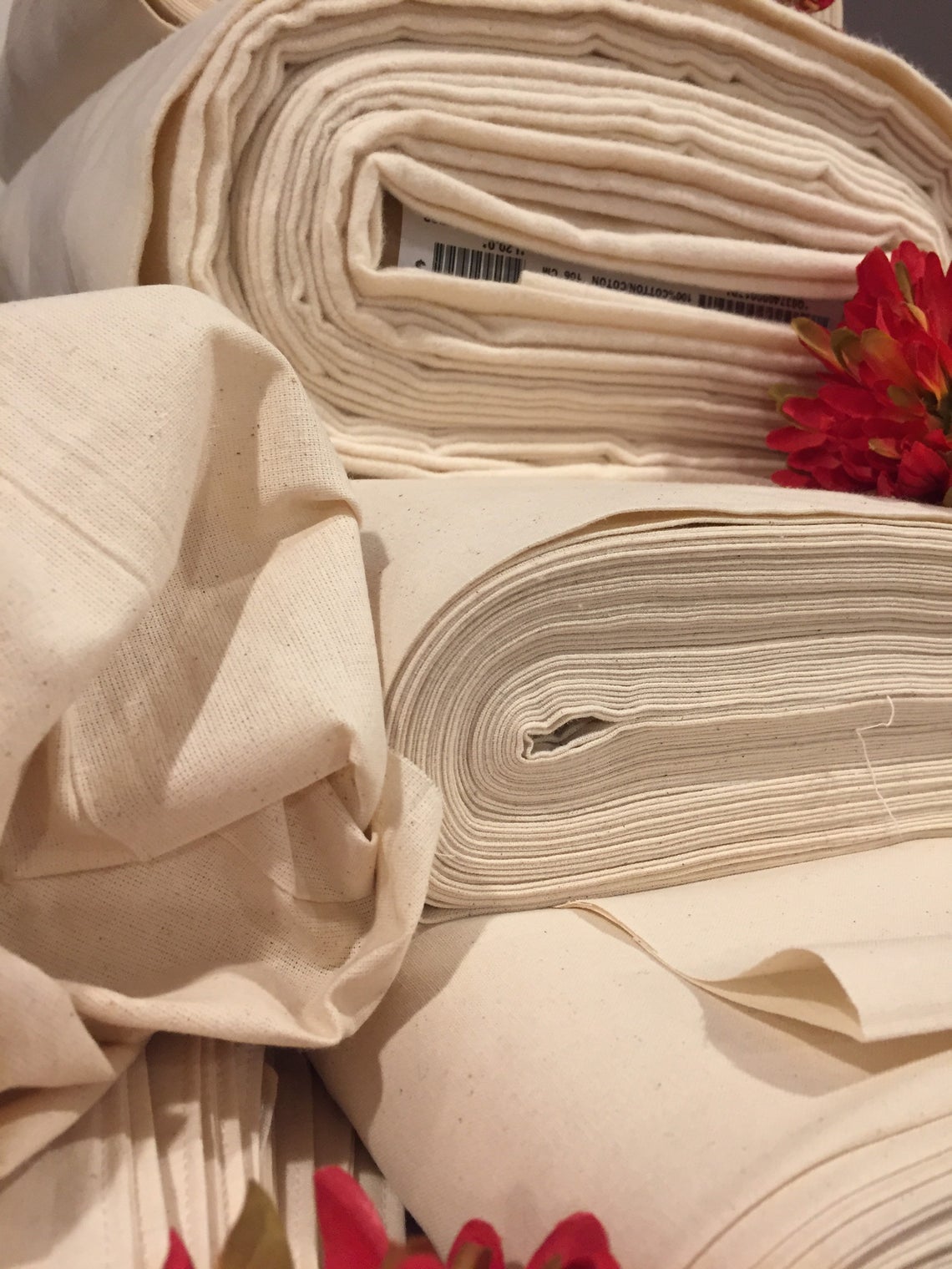 Wefab Cotton Muslin Cloth Cheese 60 inch Wide Natural Wheat Per